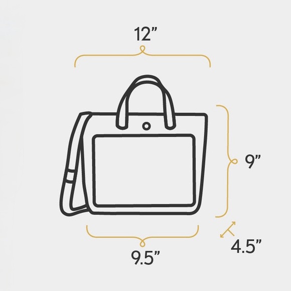 Portland Leather Black MINI CROSSBODY TOTE - Picture 3 of 11